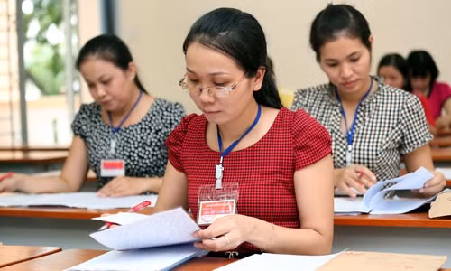 Cụm thi địa phương dự kiến hoàn thành sớm việc chấm thi