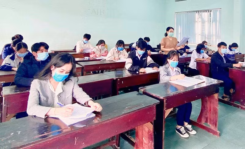 Thi thử tốt nghiệp THPT giúp học sinh điều chỉnh cho kỳ thi thật. Ảnh minh họa