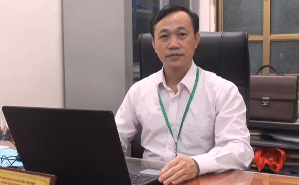 Ông Trần Văn Huân, Phó Trưởng phòng phụ trách Phòng GD&amp;ĐT huyện Việt Yên, Bắc Giang.