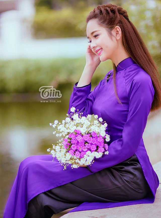 "Cô gái đẹp nhất Tuyên Quang" tím dịu dàng ảnh 9 "Cô gái đẹp nhất Tuyên Quang" tím dịu dàng ảnh 9