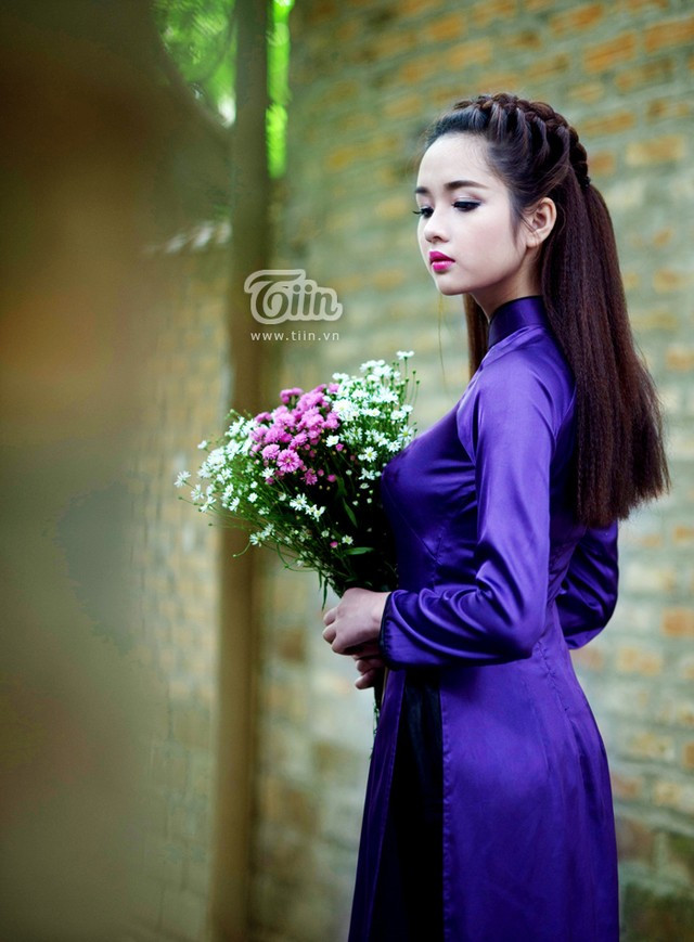 "Cô gái đẹp nhất Tuyên Quang" tím dịu dàng ảnh 12 "Cô gái đẹp nhất Tuyên Quang" tím dịu dàng ảnh 12