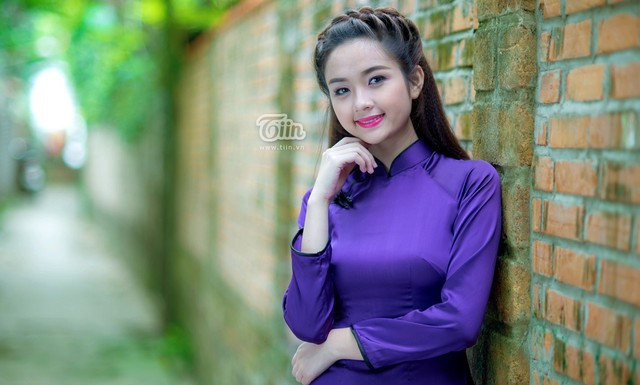 "Cô gái đẹp nhất Tuyên Quang" tím dịu dàng ảnh 13 "Cô gái đẹp nhất Tuyên Quang" tím dịu dàng ảnh 13