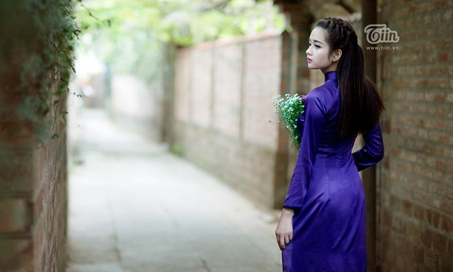 "Cô gái đẹp nhất Tuyên Quang" tím dịu dàng ảnh 7 "Cô gái đẹp nhất Tuyên Quang" tím dịu dàng ảnh 7