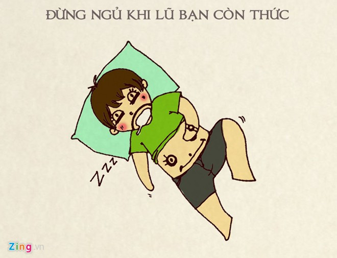 Với sinh viên ở ký túc xá, lúc đi ngủ, họ cũng cần phải cảnh giác, để tránh không bị bạn bè chọc phá. Những điều khiến bạn