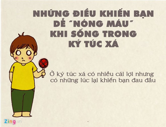 Những điều khiến bạn "nổi giận" khi sống trong ký túc xá