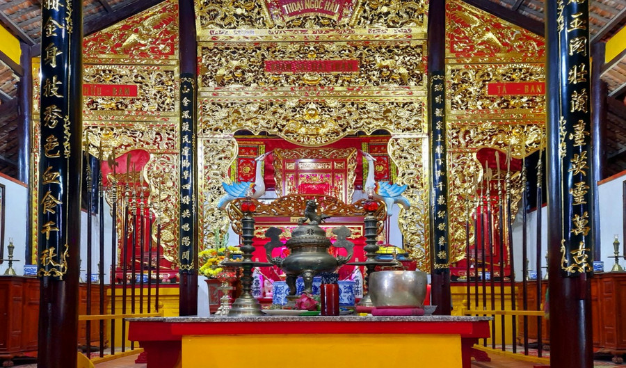 Đình thờ Thoại Ngọc Hầu (Thị trấn Núi Sập, huyện Thoại Sơn, tỉnh An Giang) - Ảnh: Trọng Nhân.