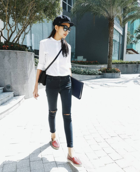 Hà Hồ, Ngọc Trinh, Thanh Hằng diện street style mùa lạnh như thế nào? - Ảnh 9 Ha Ho, Ngoc Trinh, Thanh Hang dien street style mua lanh nhu the nao? - Anh 9