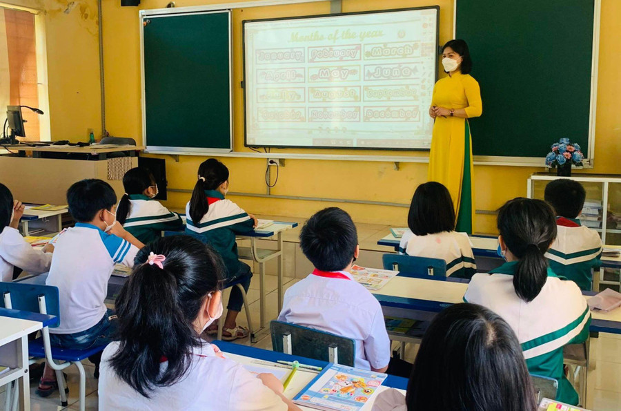 Trường Tiểu học Định Sơn (Cẩm Giàng, Hải Dương). Ảnh: Đức Trí