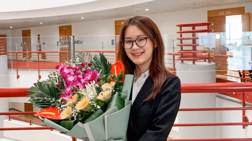 Lê Thanh Mai - sinh viên Trường Đại học Kinh tế Quốc dân.