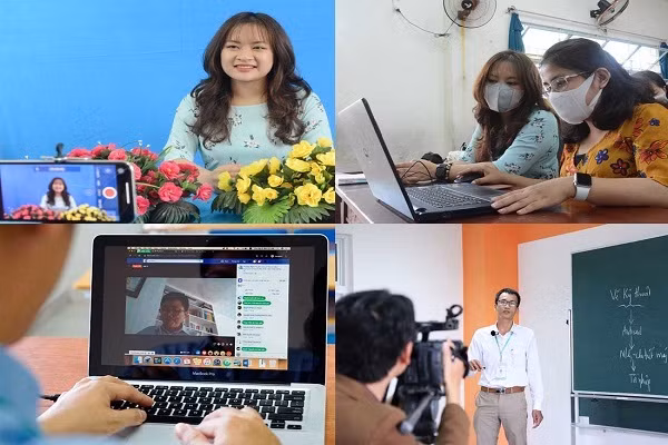 Giáo viên tâm đắc với cách thức bồi dưỡng mới ảnh 1