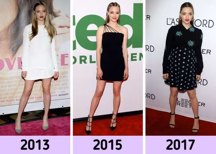 Amanda Seyfried đặt bàn chân của mình rất rộng.
