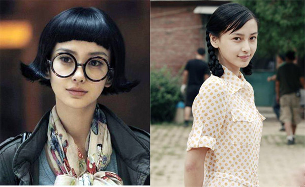 Ngay cả những tạo hình lập dị như trong Love in Space hay quê mùa như trong Hot Summer Days cũng không thể "dìm" nổi nhan sắc của cô. nhung-nang-hoa-dan-khong-the-bi-dim-hang-du-xoay-van-du-kieu-tao-hinh-7