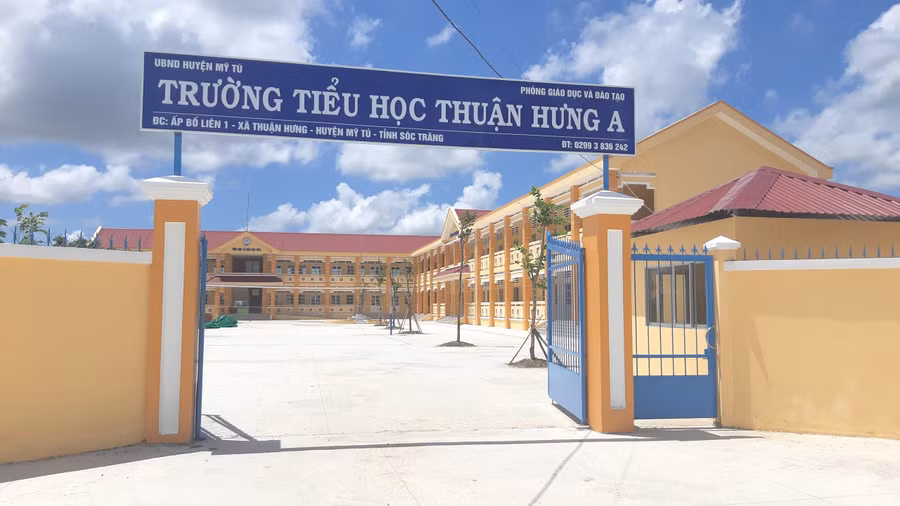 Trường Tiểu học Thuận Hưng A, huyện Mỹ Tú (Sóc Trăng).