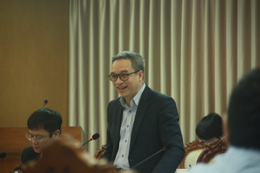 Ông Phan Tâm - Thứ trưởng Bộ Thông tin và Truyền thông phát biểu tại tọa đàm