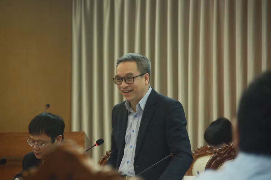 Ông Phan Tâm - Thứ trưởng Bộ Thông tin và Truyền thông phát biểu tại tọa đàm