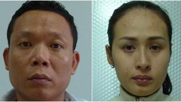 Trùm ma túy chỉ đạo con gái 13 tuổi đi ‘giao hàng’ ảnh 1 Đối tượng Khánh (ảnh trái) và Châu..