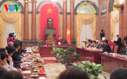 Phó Chủ tịch nước tiếp các nhà tài trợ Quỹ Bảo trợ Trẻ em Việt Nam