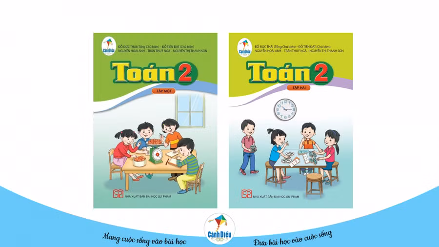 Sách giáo khoa môn Toán lớp 2 bộ sách Cánh Diều.