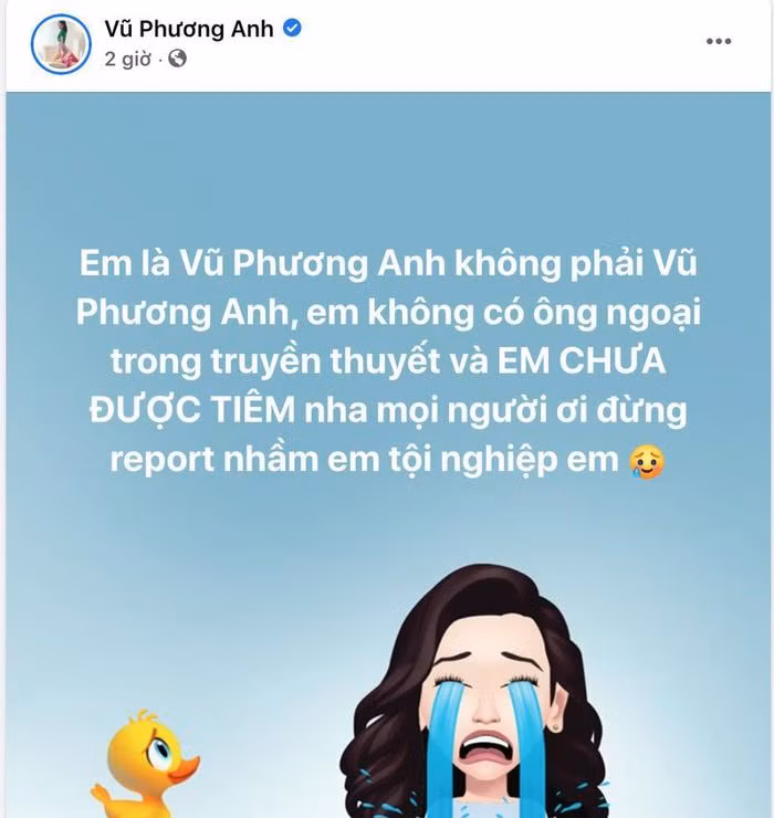 Jun Vũ lên tiếng đính chính trên trang facebook cá nhân.