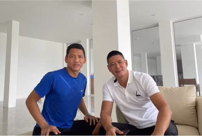 Cầu thủ Anh Đức và diễn viên Bình Minh.