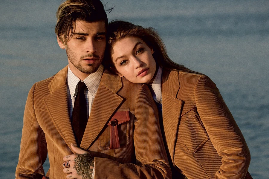 Siêu mẫu nổi tiếng Gigi Hadid cùng bạn trai Zayn Malik