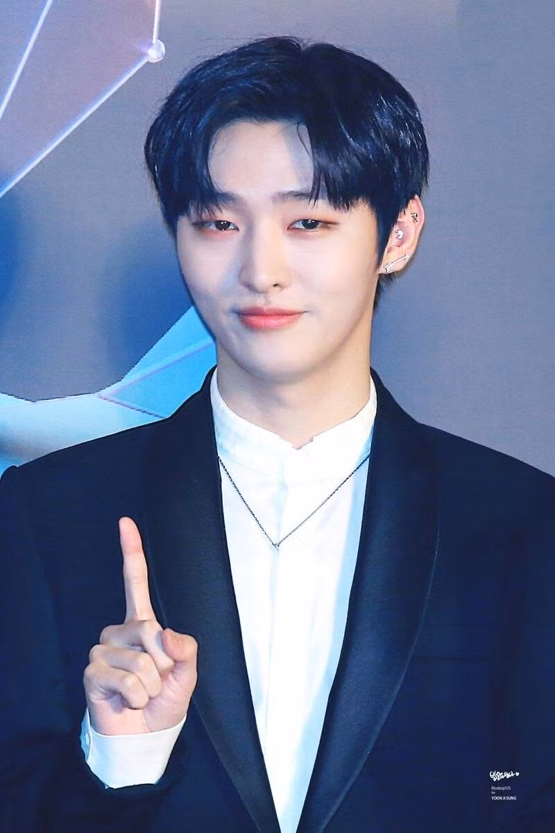 Yoon Jisung: Yoon Jisung được biết đến với vai trò là trưởng nhóm và giọng ca chính của Wanna One và giờ anh ấy đã trở thành một nghệ sĩ solo thành công. Yoon Jisung sinh ngày 8/3/1991.