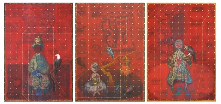 Tác phẩm của Bùi Thanh Tâm đem đến cái nhìn mới về tranh dân gian truyền thống.