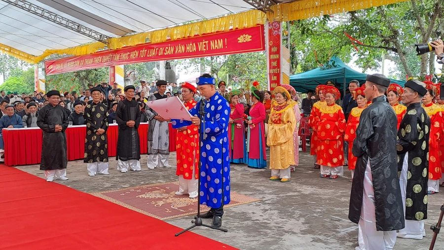 Lễ hội “quan thề không tham nhũng” tại Hải Phòng.