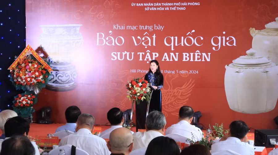 Khai mạc trưng bày “Bảo vật quốc gia – Sưu tập An Biên” sáng 11/5.