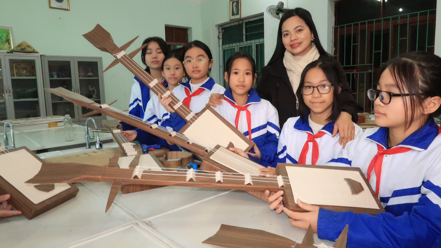 Sản phẩm STEM do học sinh Trường THCS tự tay làm.