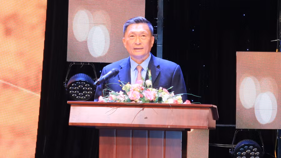 Ông Hoàng Văn Kể, Chủ tịch Hội đồng Mạc tộc Hải Phòng.