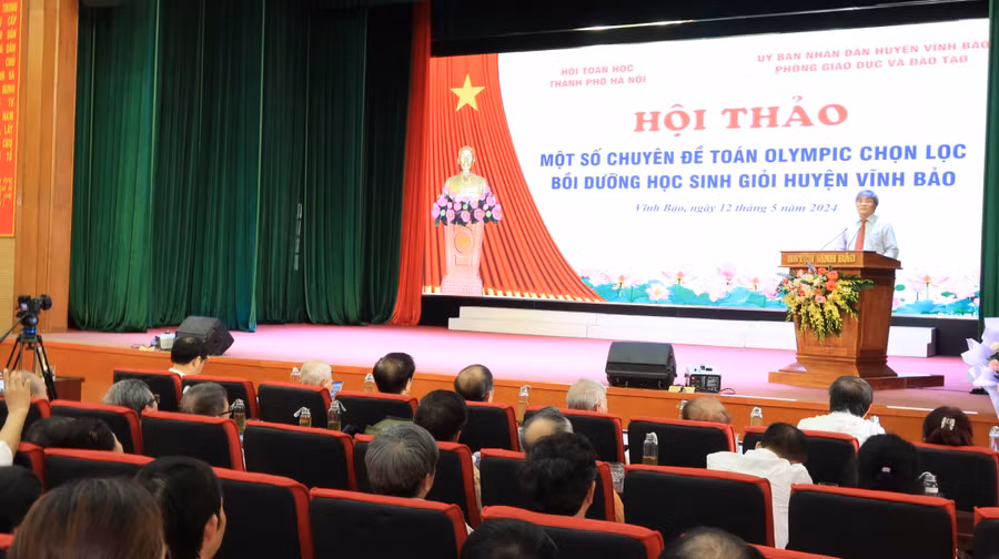 Chương trình hội thảo diễn ra chiều 12/5.