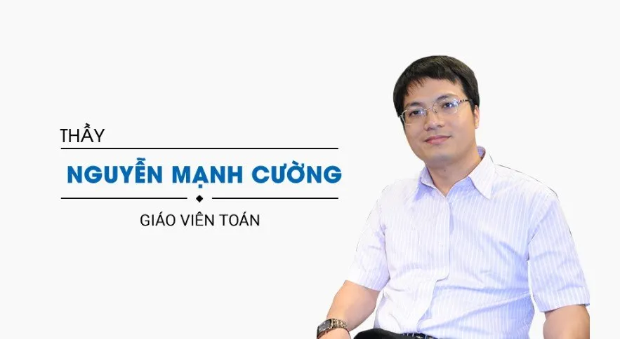 Thầy Nguyễn Mạnh Cường.