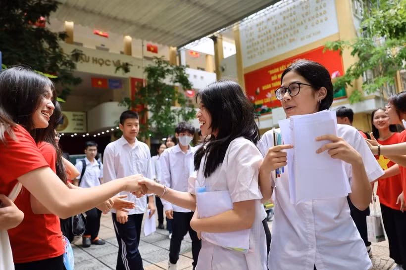 Gần 106.000 thí sinh Hà Nội đã hoàn thành kỳ thi vào lớp 10 năm 2024. Ảnh: Vân Anh.