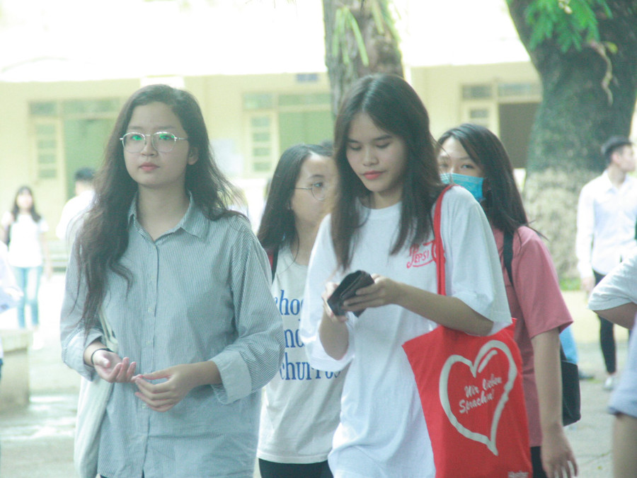 Thí sinh thi tốt nghiệp THPT. Ảnh: Hải Bình.