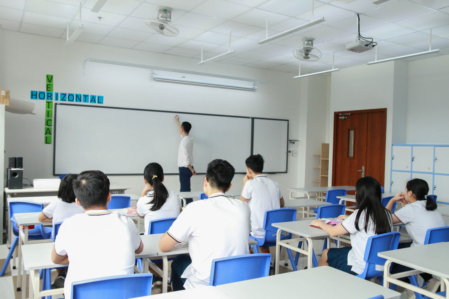 Giờ học tại Phenikaa School. Ảnh: NTCC Giờ học tại Phenikaa School. Ảnh: NTCC