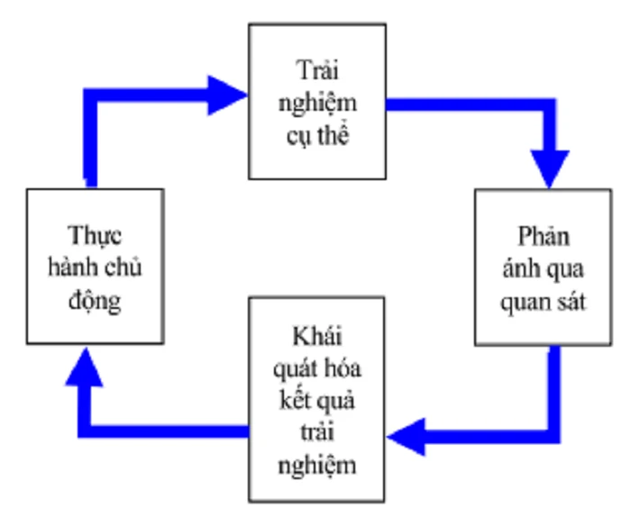 Sơ đồ Mô hình trải nghiệm (Kolb, 1984).