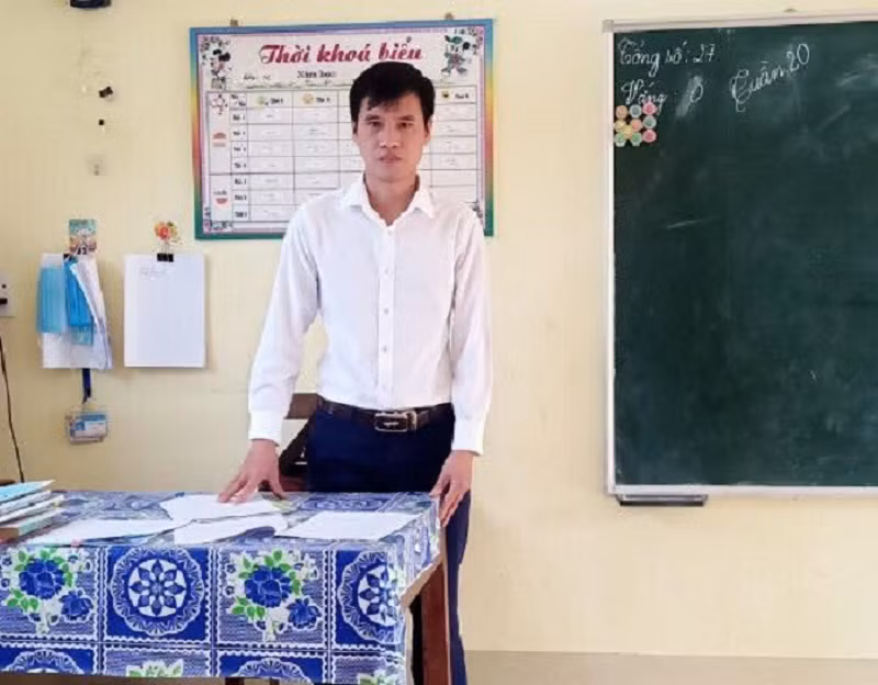 Thầy Trần Đình Phúc. Ảnh: NVCC