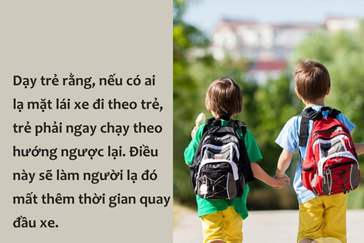 Muốn đảm bảo tính mạng cho con, hãy dạy trẻ ngay 7 điều này