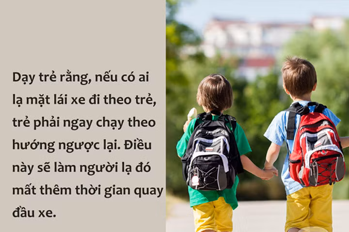Muốn đảm bảo tính mạng cho con, hãy dạy trẻ ngay 7 điều này