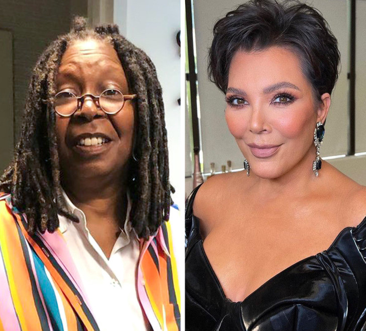 Whoopi Goldberg và Kris Jenner - 68 tuổi. Whoopi Goldberg và Kris Jenner - 68 tuổi.
