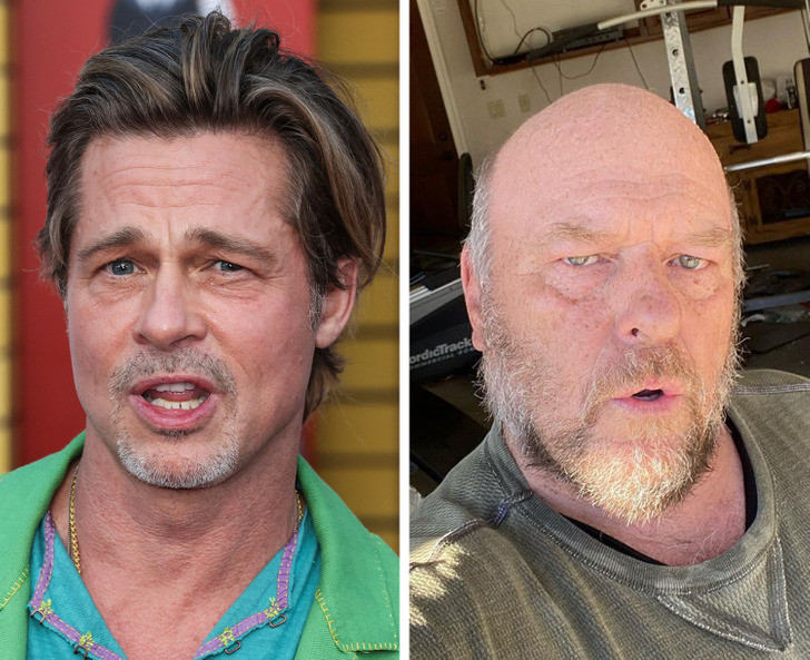 Brad Pitt và Dean Norris - 60 tuổi. Brad Pitt và Dean Norris - 60 tuổi.