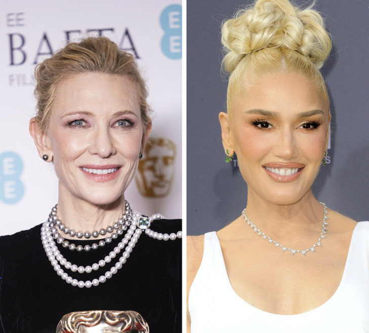 Cate Blanchett và Gwen Stefani - 54 tuổi. Cate Blanchett và Gwen Stefani - 54 tuổi.