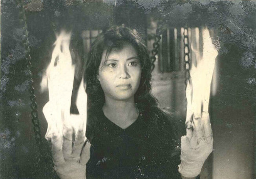 Hình ảnh của cố NSND Thụy Vân trong bộ phim điện ảnh Nổi gió.