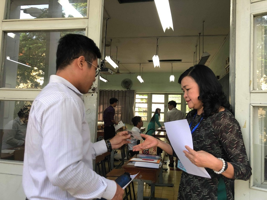 Các ứng viên được gọi vào phòng Các ứng viên được gọi vào phòng