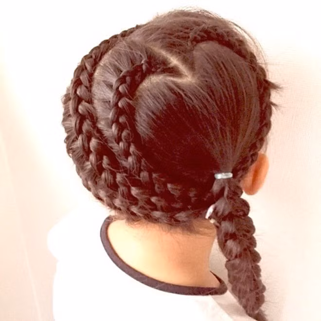 20 kieu toc tet dep cho be gai don tet 2020, chi mat 5 phut, ai gap cung khen xinh - 20