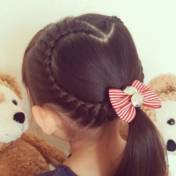 20 kieu toc tet dep cho be gai don tet 2020, chi mat 5 phut, ai gap cung khen xinh - 7