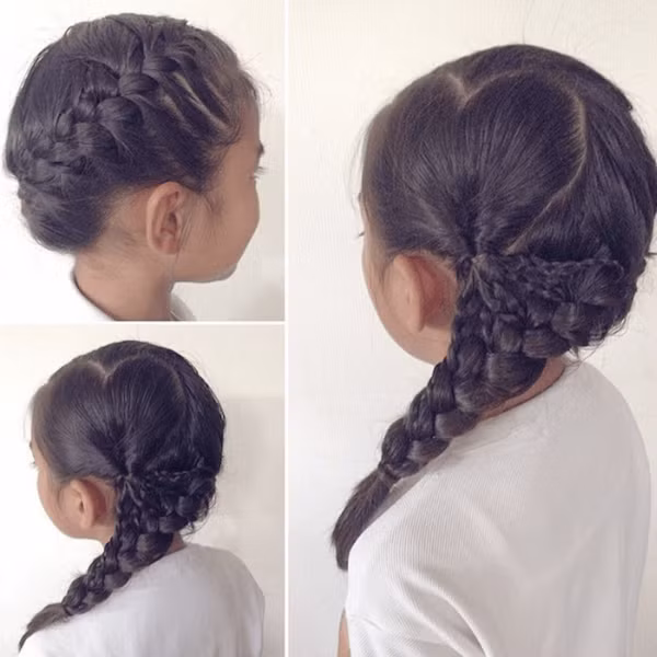 20 kieu toc tet dep cho be gai don tet 2020, chi mat 5 phut, ai gap cung khen xinh - 11