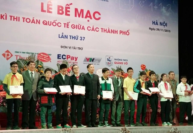 Lễ bế mạc kỳ thi Toán quốc tế giữa các thành phố (ITOT) lần thứ 37