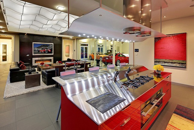 Dinh thự phong cách Ferrari chuyên dùng để khoe siêu xe ảnh 12 Dinh thự phong cách Ferrari chuyên dùng để khoe siêu xe ảnh 12